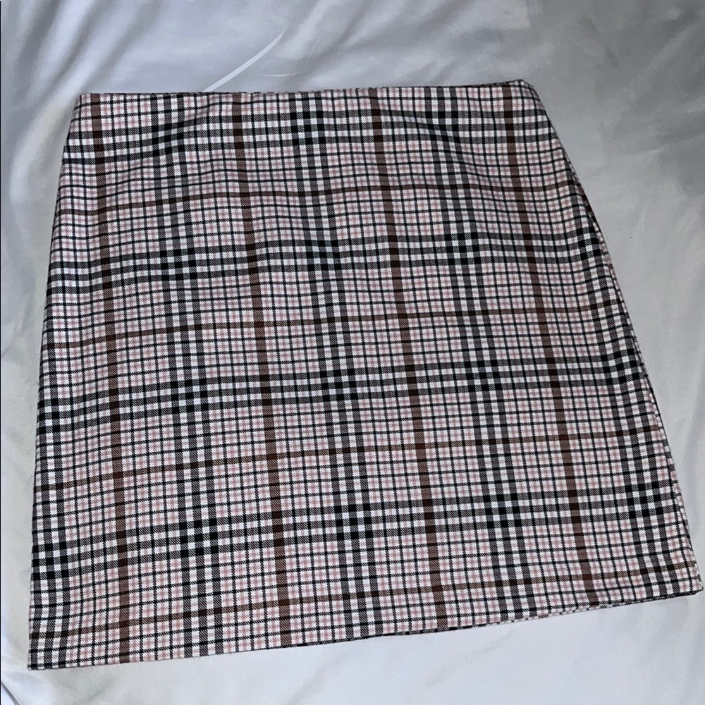 GB Girls Black and White Pencil Mini Skirt